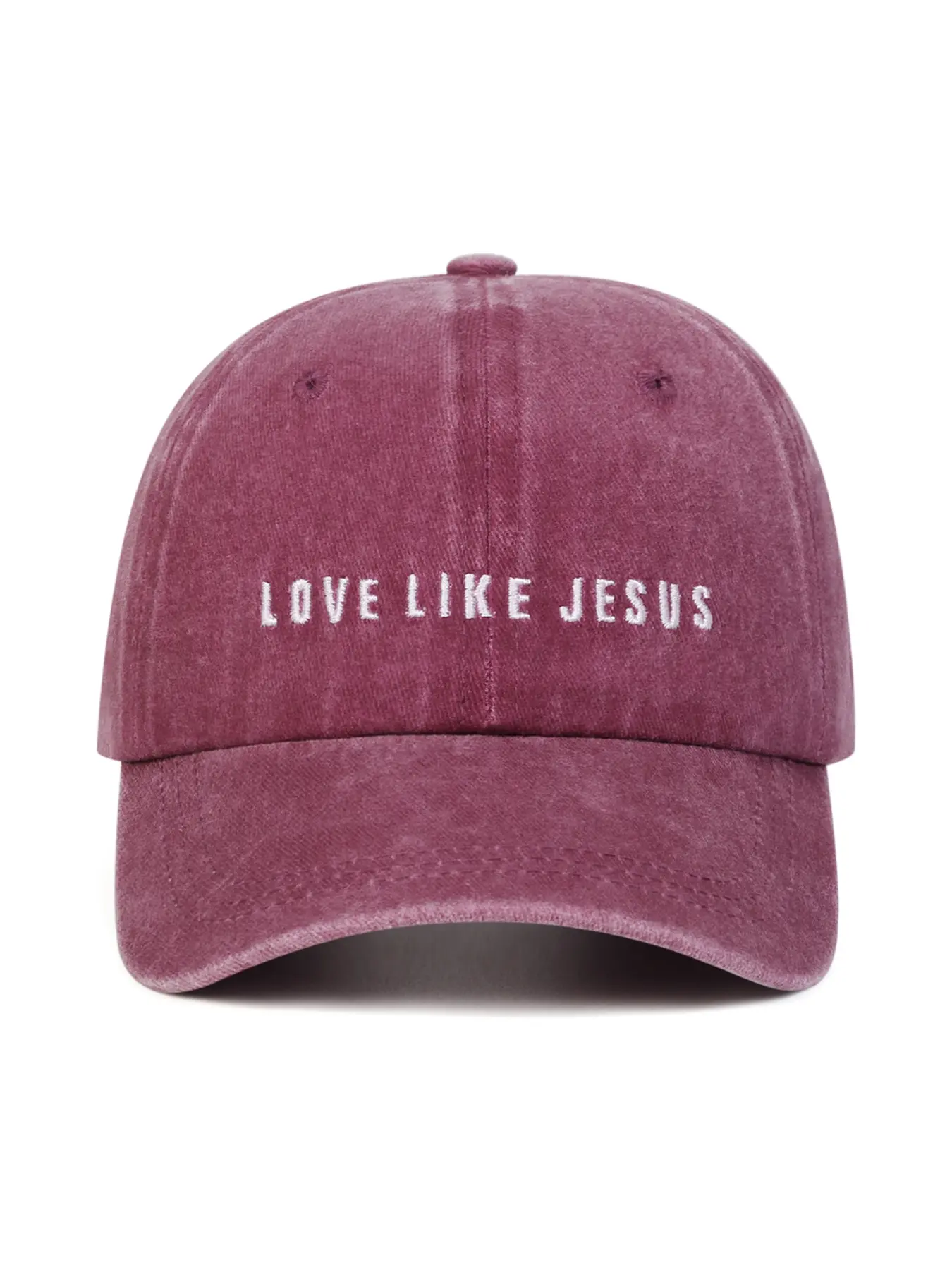Unisex Love Like Jesus Baseball Cap, Adjustable Sun Protection Casual Hat, Spring & Fall Outdoor Travel Beach Vacation, Statement Cap, Quality Caps