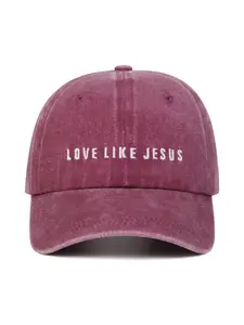 Unisex Love Like Jesus Baseball Cap, Adjustable Sun Protection Casual Hat, Spring & Fall Outdoor Travel Beach Vacation, Statement Cap, Quality Caps