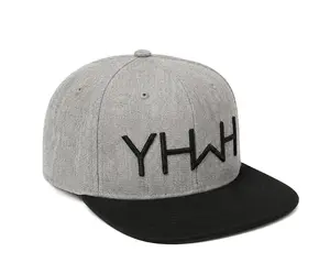 YHWH Heather Gray SB Cap with Graphic Design - Product of Grace Series
