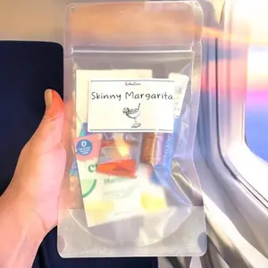 Skinny Margarita cocktail kits with natural & sugar free ingredients. Choice of Cocktail Shaker or drink pouch.
