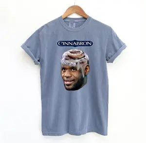 Cinnabron Tshirt, Funny Basketball Comfort Colors Shirt, LeBron Meme Tshirt