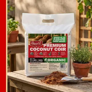 11 lb. (5KG) Coconut Coir Block of Soilless Media