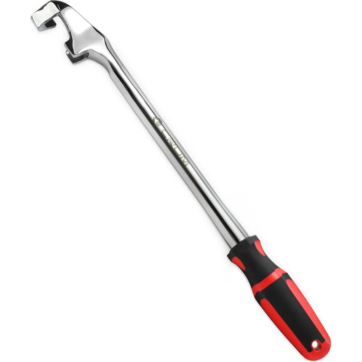 15-In Rubber Grip Wrench Extend Rod, Torque Multiplier Extension Rod for Common Wrenches, Maximum Leverage & Extra Torque for Tight Bolts Removal, Ideal for Mechanics