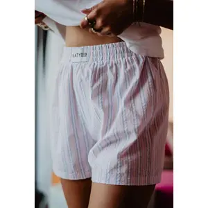 Light Pink and Blue Striped Boxers