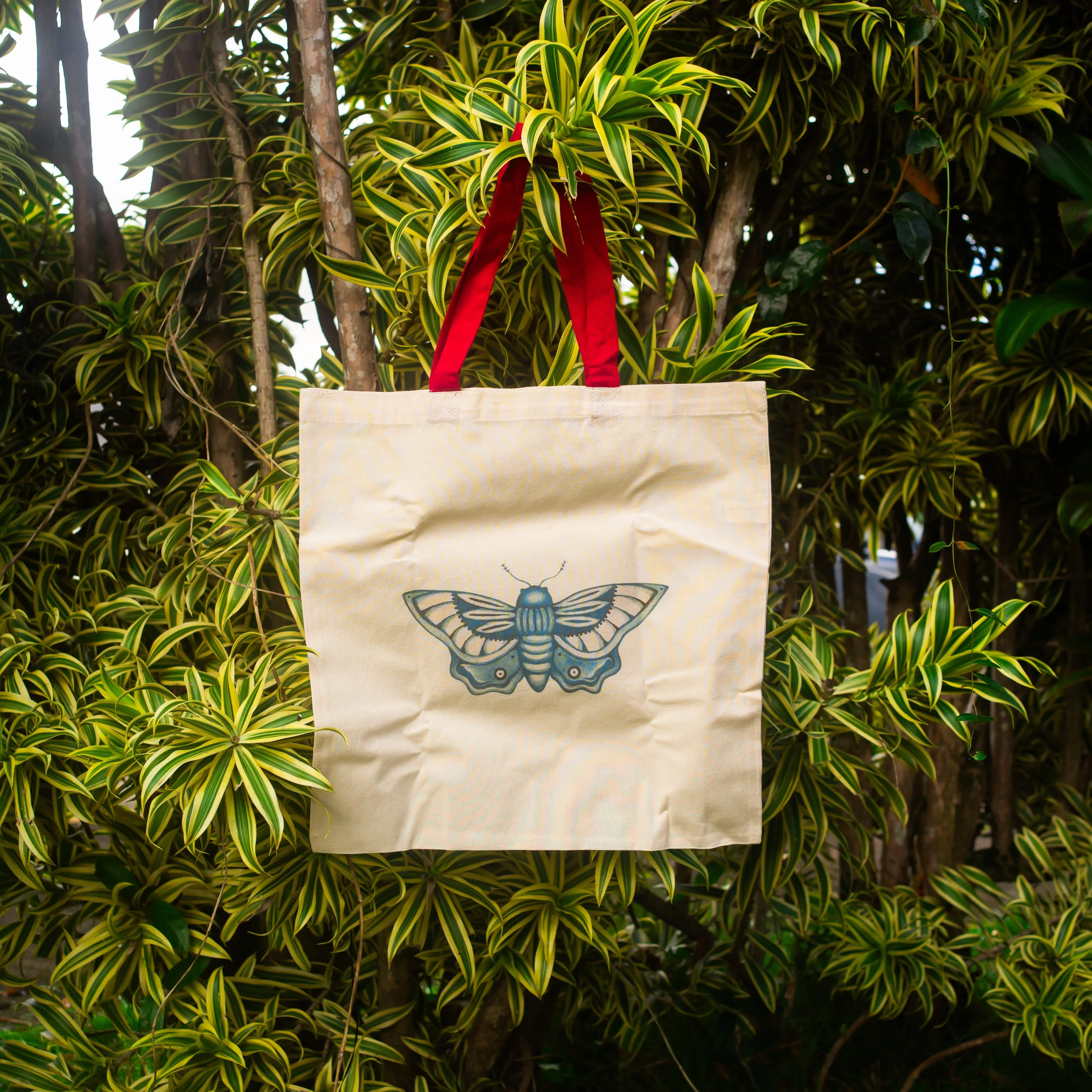Butterfly Canvas Tote Bag