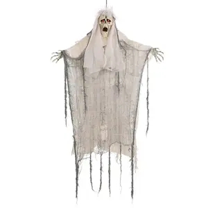 3ft Hanging Light-Up Ghost