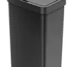 13.2 Gallon Plastic Motion Sensor Kitchen Trash Can, Black