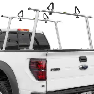 Stark USA Adjustable Pickup Truck Ladder Rack 1,000 lbs (No Drilling Required)
