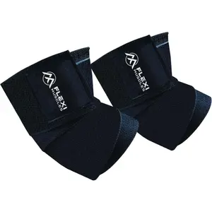 Elbow Wraps For Weightlifting (1 Pair) Adjustable Straps & Joint Support Brace - Ideal Bench Press  Powerlifting And Gym Workouts.