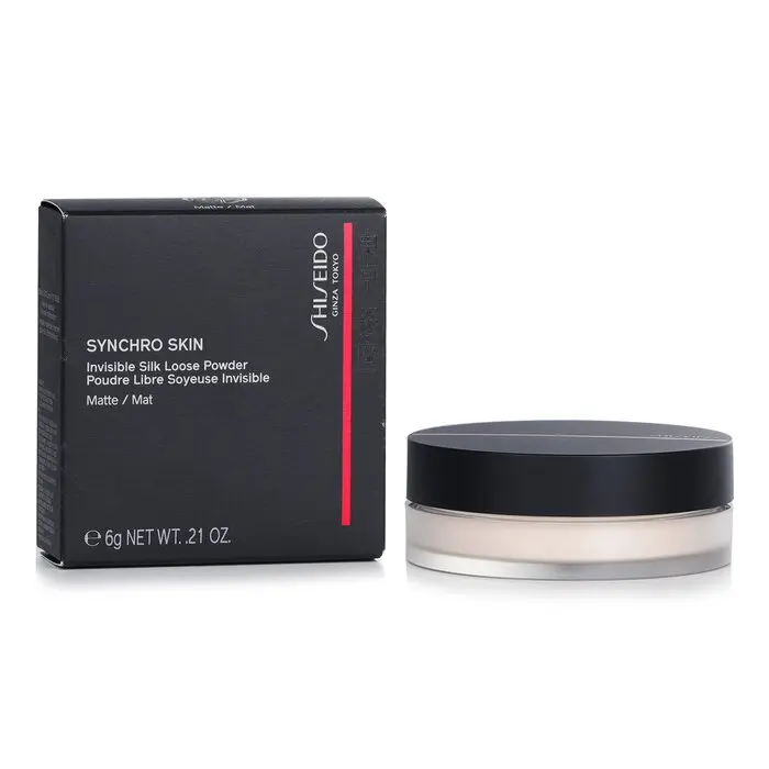 SHISEIDO Synchro Skin Invisible Silk Loose Powder - Makeup Setting Powder, #Matte, All Skin Types