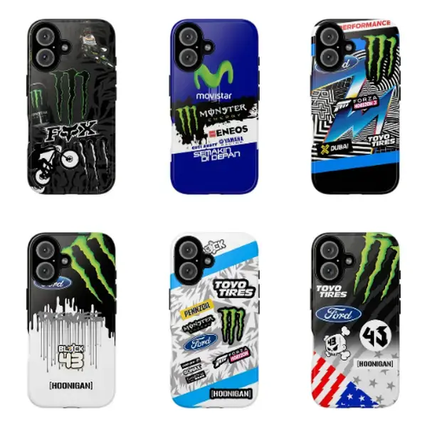 Fox Racing Riders Fox Racing Logo Motocross Phone Case - Monster Skull Claw Phone Case Suitable for iPhone 17 16 15 14 13 12 11 Pro Max, new fashion trend design, Perfect Gift for Women Men.A gift for the fans