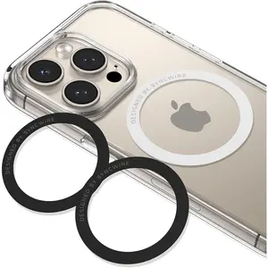 Syncwire Magnetic Metal Ring(3 Pack), Compatible with MagSafe Sticker, Support Wireless Charging, Universal Magnetic Conversion Kit for iPhone, Galaxy, All Phones & Standard Cases