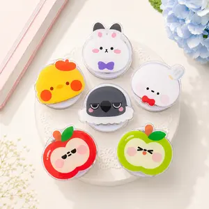 Cute Animal Phone Grip Set, Kawaii Cartoon MagSafe Holder, Bunny Chick Apple Penguin Phone Stand, Acrylic Cell Phone Grip, Adorable Gift For Kids