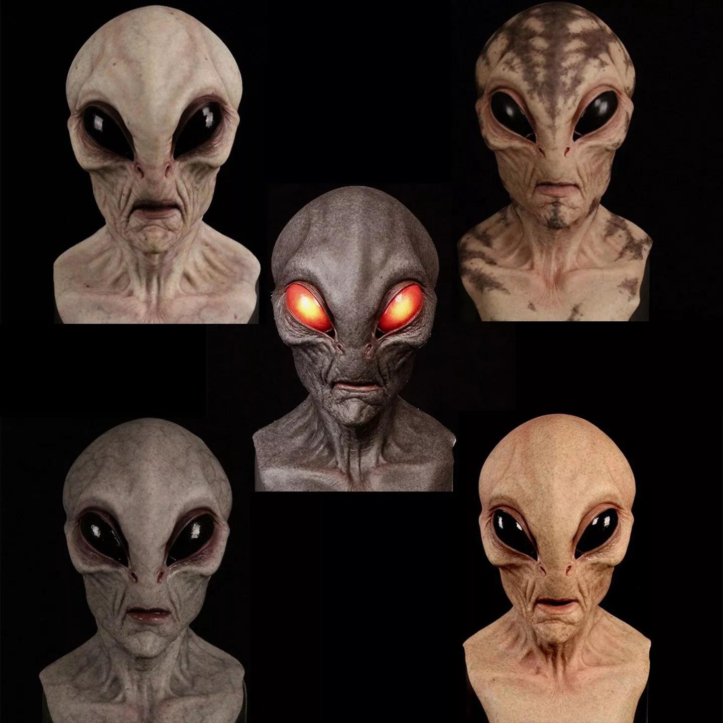 Anti-Charisma Ultra Realistic Alien Latex Mask - Next-Level party Vibe!3D Detailed Scary Creature Headpiece for Halloween & Cosplay& 2026 Parties