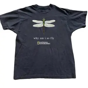 National Geographic  with dragonfly graphic baby tee
