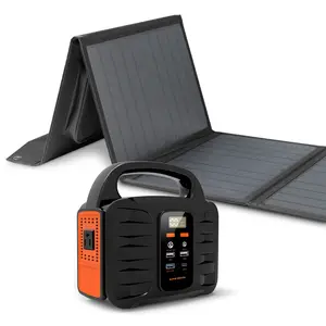 Backup Power Combo – 42000mAh Battery + Foldable Solar Panel, Ideal for Camping or Outages