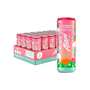 24 pack case alani nu strawberry sunrise