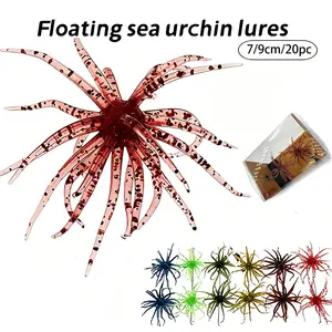 20/10 Boxed Freshwater Sea Urchin Artificial Lure - Floating Artificial Lure, Realistic Detail, Durable Soft Lure, Suitable for Trout, Bass and Mandarin Fish Fishing