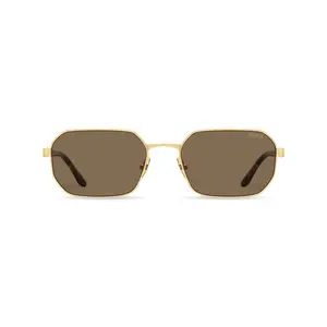 DIMA Eyewear Crux Geometric Metal Elegance Sunglasses - UV Protection, Lightweight Unisex Designer Shades
