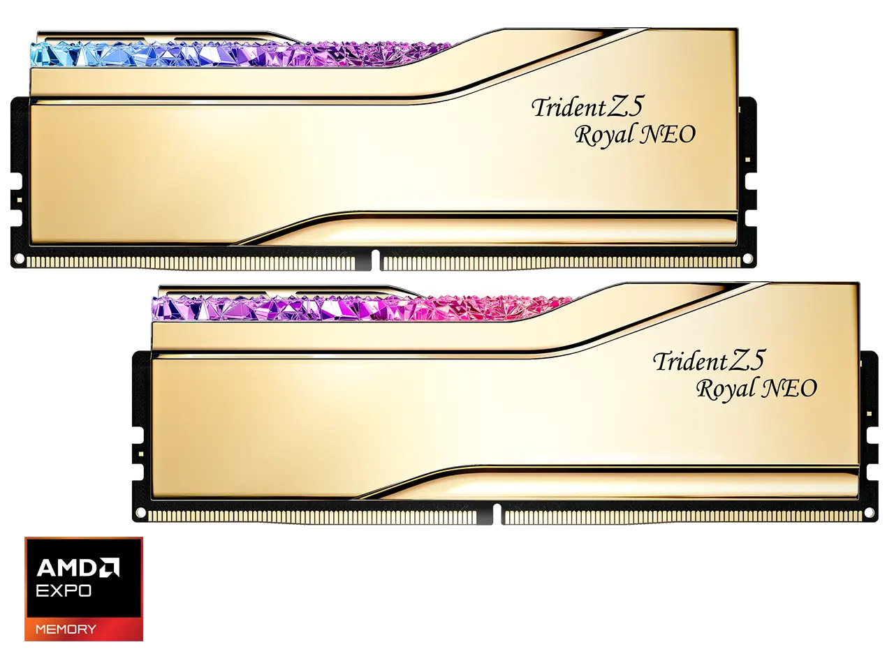 G.SKILL Trident Z5 Royal Series 32GB (2 x 16GB) 288-Pin PC RAM DDR5 6400 (PC5 51200) Desktop Memory Model F5-6400J3039G16GX2-TR5NG
