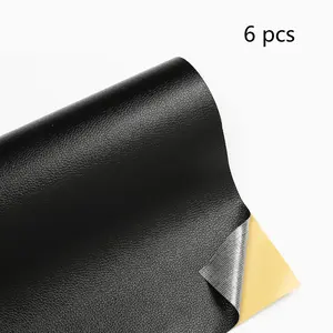 Artificial Leather Self-Adhesive Repair Kit, 20 x 30 cm, Black Waterproof Patch, Suitable for Sofas, Car Seats, Bags, etc.
