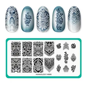 Wrapped in Wool (M685) - Nail Stamping Plate Wrapped in Wool (M685) - Nail Stamping Plate