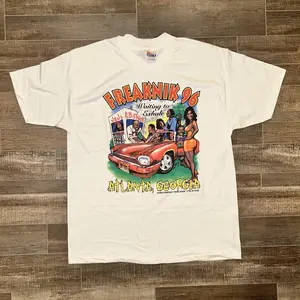 Vintage Freaknik 1996 T-Shirt, Double Sided Rappers Concert T-shirt