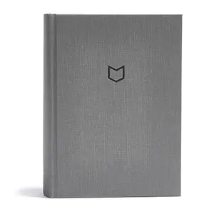 CSB He Reads Truth Bible, Charcoal Cloth Over Board, Black Letter, Wide Margins, Journaling Space, Illustrations, Reading Plans, Easy-to-Read Bible Serif Type Hardcover – May 1, 2019