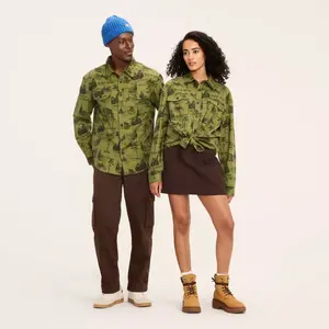 Adult Long Sleeve Toile Print Flannel Button-Down Shirt - Woolrich