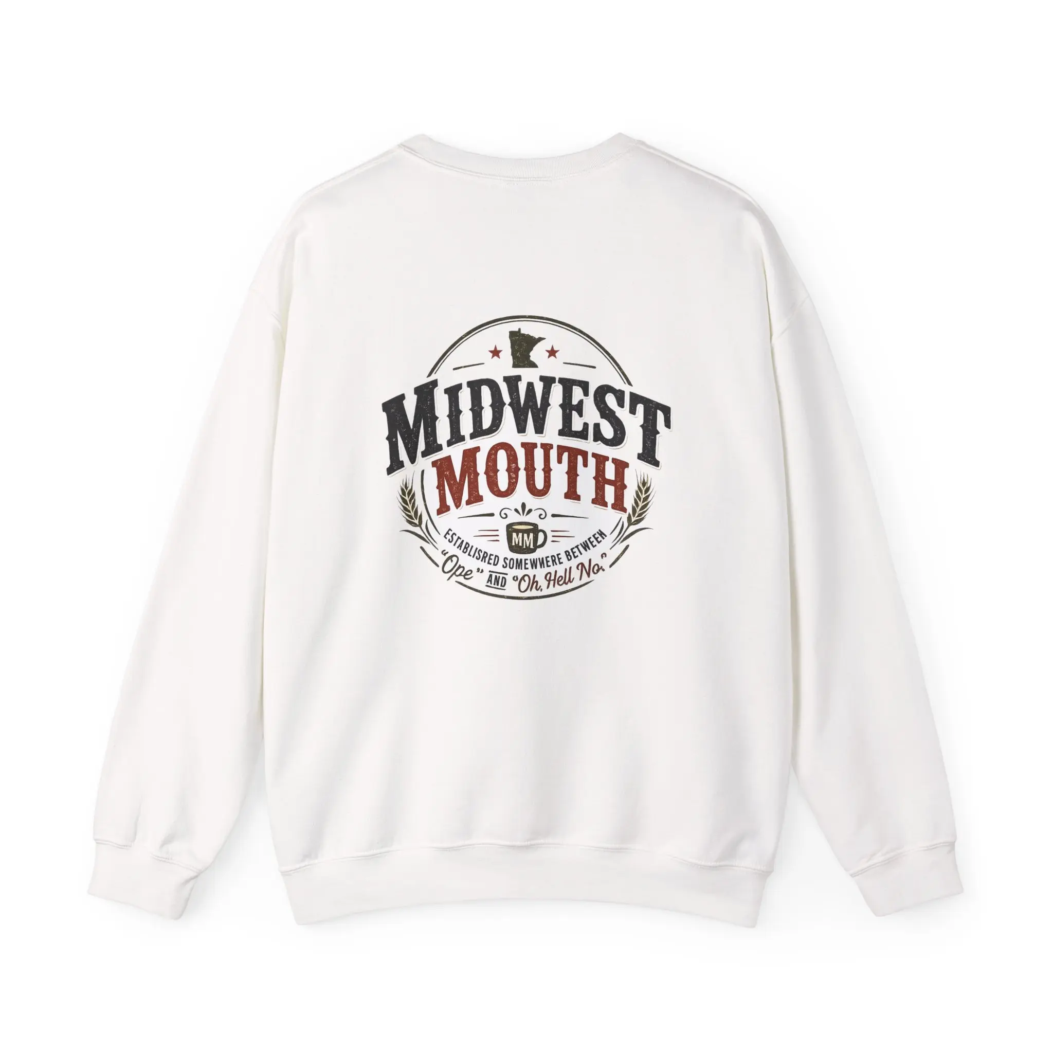 Midwest Mouth Crewneck Sweatshirt – Retro Midwest Logo Pullover