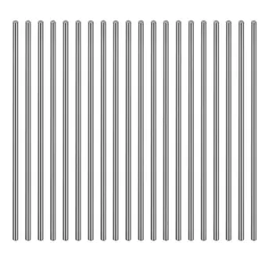 20 count 3.0mm x 100mm 304 Stainless Steel Rods, Metal Solid Shaft Rods, Lathe Bar Stock for DIY Craft Making, Handle Pin