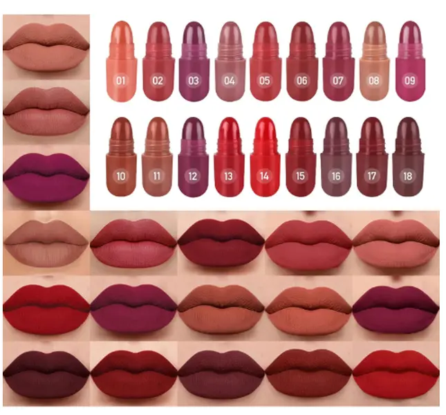 Mini Lip-Stick Set - Labiales Mate 24 Horas Originales