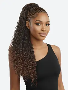 EVE FHP 520 Box Braid Drawstring Ponytail 26"