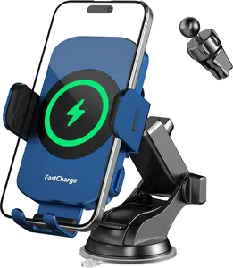Wireless Car Charger, Fast Charging W Auto Clamping Car Charger Phone Holder Phone Mount for iPhone       Pro Max Xs, Samsung Galaxy S Ultra S S S S S+ Note , etc