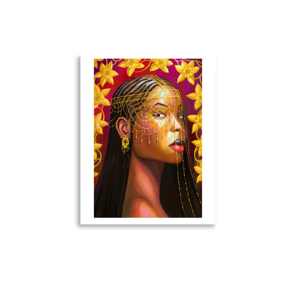 Masquerade Princess Poster Print Decor Matte