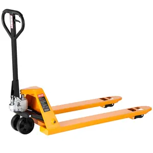 Summervibes VEVOR Pallet Jack, 5500 lbs Load Capacity, Manual Pallet Truck with 48Lx 27W Inch Forks for Material Handling, 3.35-7.1 Inch Fork Lift Height Range, Suitable for Warehouse, Supermarket, Manufacturing