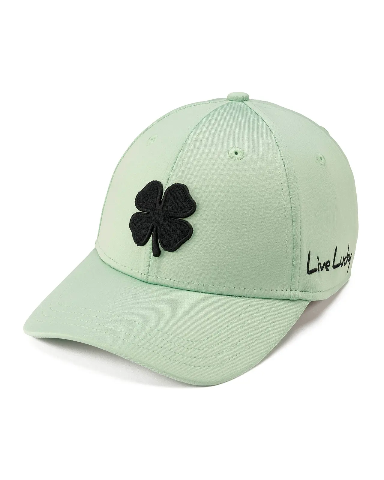 Premium Clover 142 Green Fitted Performance Sports Hat, Adjustable Cap
