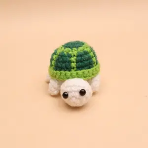 Cute Knitted Turtle Doll Desktop Ornament, Creative Mini Cartoon Turtle Figurine, Adorable Hanging Decoration, Desk Decor