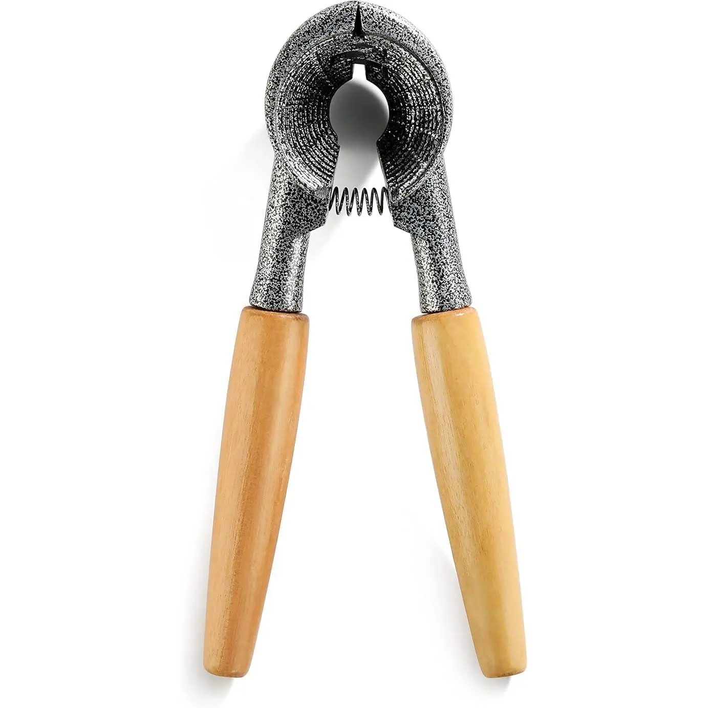 Durable Synthetic Spring Nutcracker with Handles - Heavy-Duty Kitchen Utensil for Pecan, Nut Shelling