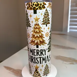 Golden Christmas 30oz Tumbler
