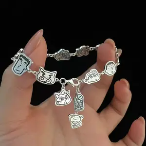 Crayon Adventure Cartoon Charm Bracelet