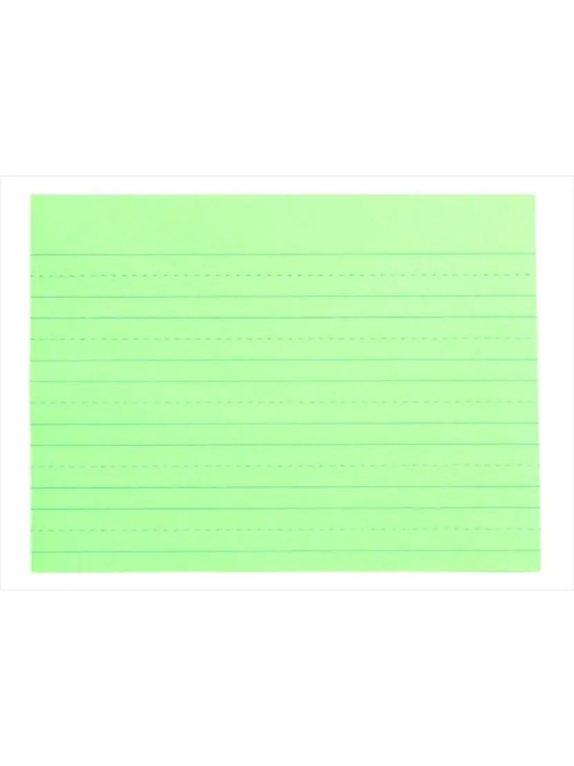 School Smart 085255 Newsprint Practice Paper With Skip Rulings- 12 x 9 In. - Green