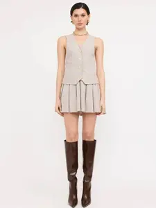 Baylee Natural Dress - Simple Design with Unique Features as Shown