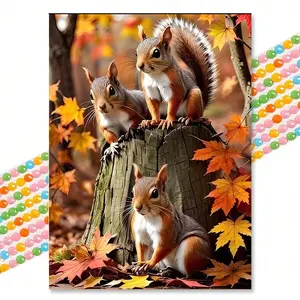 Cure Realistic Nature Forest Diamond Art, Round Drill 30x40cm, Children Bedroom Decor, DIY Craft Hobby Desk Decoration, Diamond Painting Kits