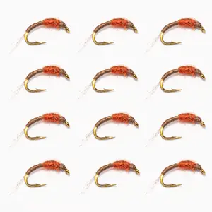 Floating Feather Supply WD-40 Fly 12 Pack – Trout Emerger Nymph Size 16