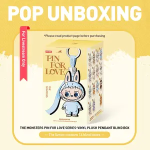 unboxing - THE MONSTERS Pin for Love Series-Vinyl Plush Pendant Blind Box (A-M)