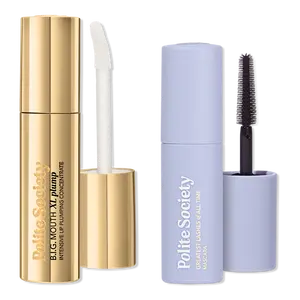 Polite Society B.I.G. Lips & Lashes - Full Size B.I.G. Mouth Xl + Travel Size Mascara