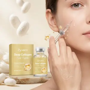 Collagen Peptide Collagen Bio Peptides Firming Deep Hydration Moisturizing Serum Ampoule, Hydrating & Brightening Facial Essence, Skin Care Supplement, Made in China, Non-Flammable