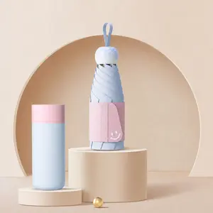 Mini lightweight pocket capsule umbrella, stylish and versatile, women's UV protection umbrella for both sunny and rainy days