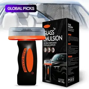 Car Oil Film Cleaner,Glass Emulsion Cleaner,Handle Oil Film Remover&Windshield Cleaner For Cars Window, Glass Emulsion, Car Cleaning Agent, Car Cleaning Supplies, Crystal Clear View